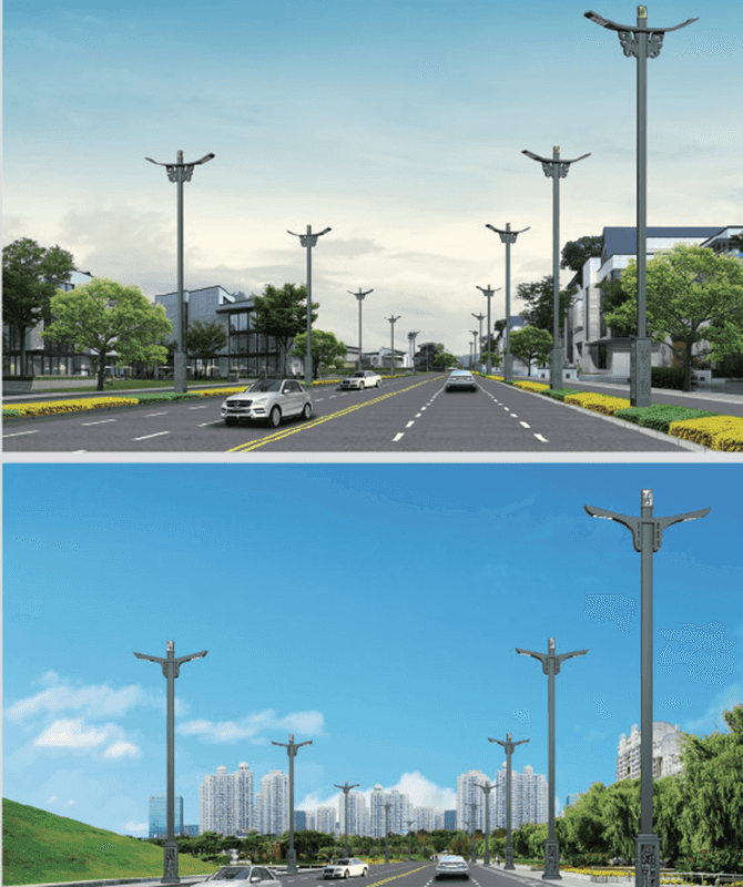 DL-LED-008/DL-LED-009 Vysoko výkonné pouličné svetlá