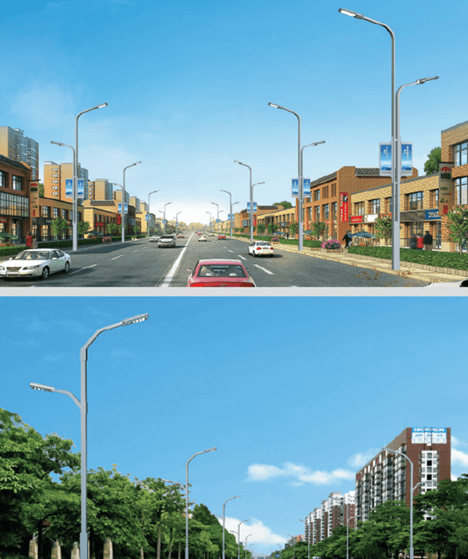 DL-LED-011/DL-LED-012 Vysoko výkonné pouličné svetlá
