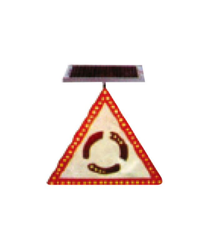 SY-6E Solárne žlté blikajúce signálne svetlo