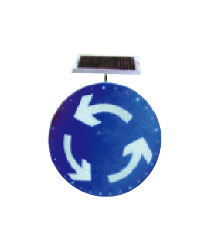 Sy-7H Solárne žlté blikajúce signálne svetlo