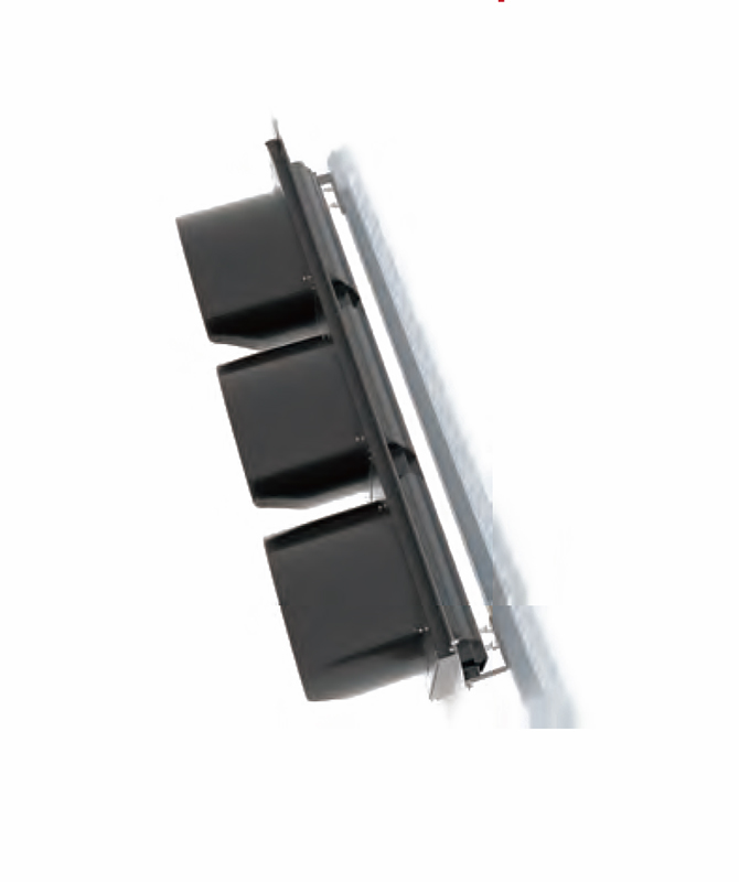 Horizontálna inštalácia: Inštalácia obruče LED semafory